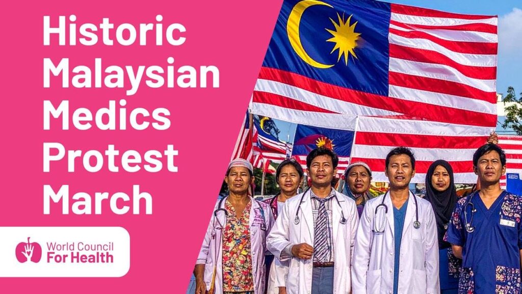 Malaysian Doctors Protest March