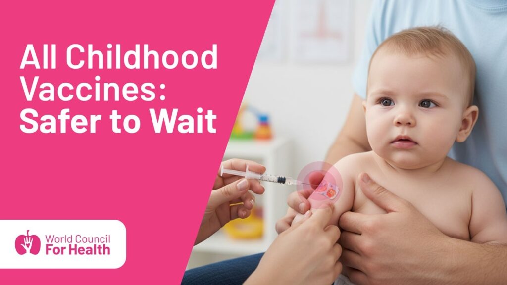 Childhood Vaccines, Safer to Wait